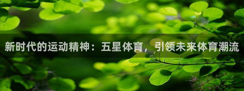 3377体育官网下载招商电话号码:新时代的运动精神:五星体育