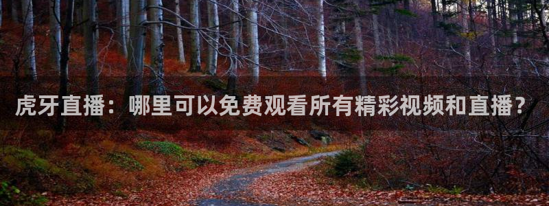 斗球比赛直播免费观看：虎牙直播：哪里可以免费观看所有精彩视频和直播？